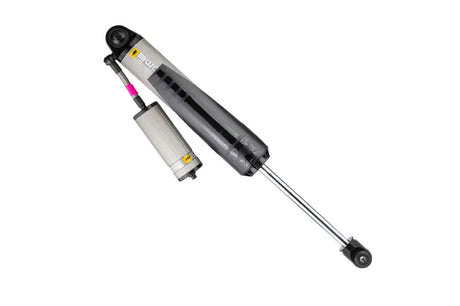 Silver and black OME BP51 shock absorber with reservoir for Wrangler JK rear upgrade