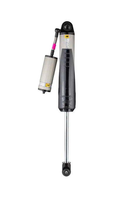 Black and silver OME BP51 shock absorber with remote reservoir for Wrangler Jk rear