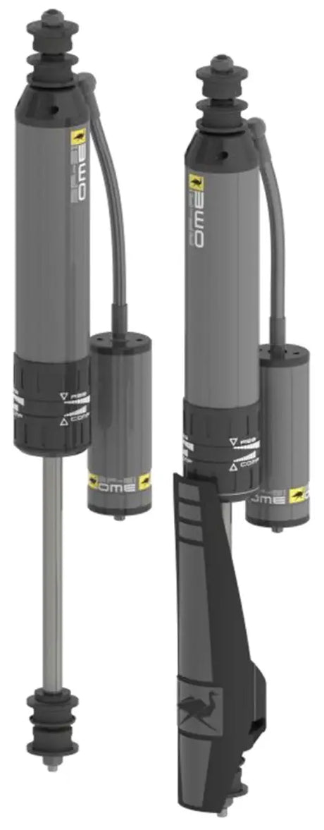 Gray and black off-road shock absorber for Wrangler JK, ARB OME BP51 shock absorber