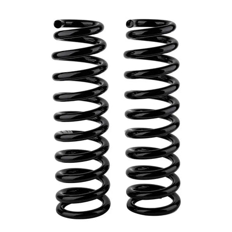 Two black coil springs for ARB OME Front Prado up to 2003, perfect for off-roading