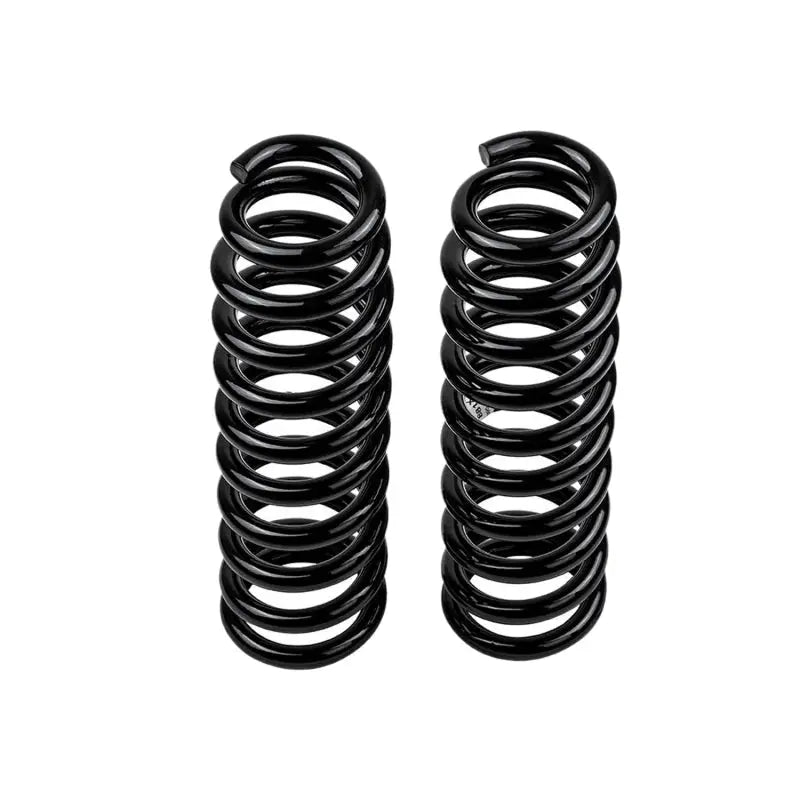 Two black coil springs for ARB OME Coil Spring Front Prado To 2003 setup