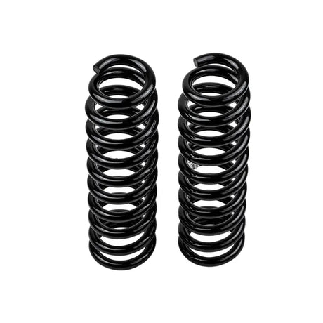 Two black coil springs for ARB OME Coil Spring Front Prado To 2003 setup