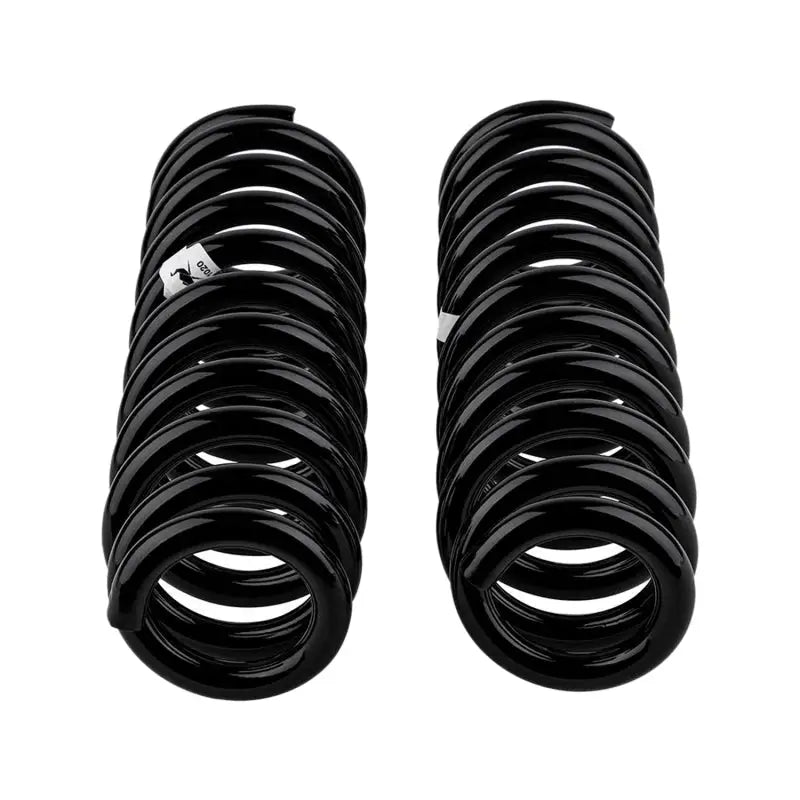 Two black coil springs for ARB / OME Coil Spring Front Prado To 2003 vehicle upgrade