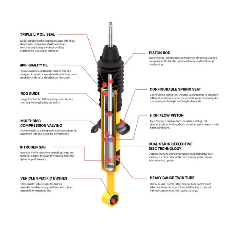 ARB / OME Nitrocharger Plus Shock Toyota Prado 90 Series - Rear - Suspension