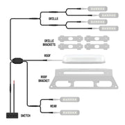ARC Lighting BB8KA06 Warning Light Wiring Harness
