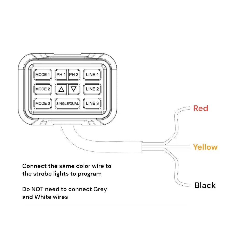 ARC Lighting Easy To Install Warning Light Controller BB20EZ1 - Builtbright EZ Programmer