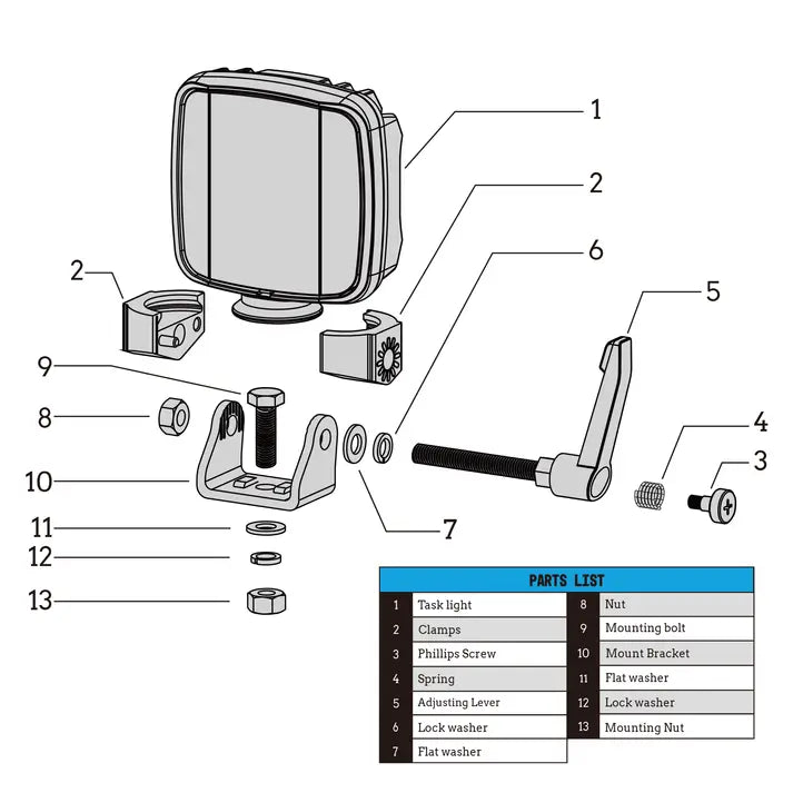 ARC Lighting Recommended For Any Jobsite Work Light BB45051 - 4.8K