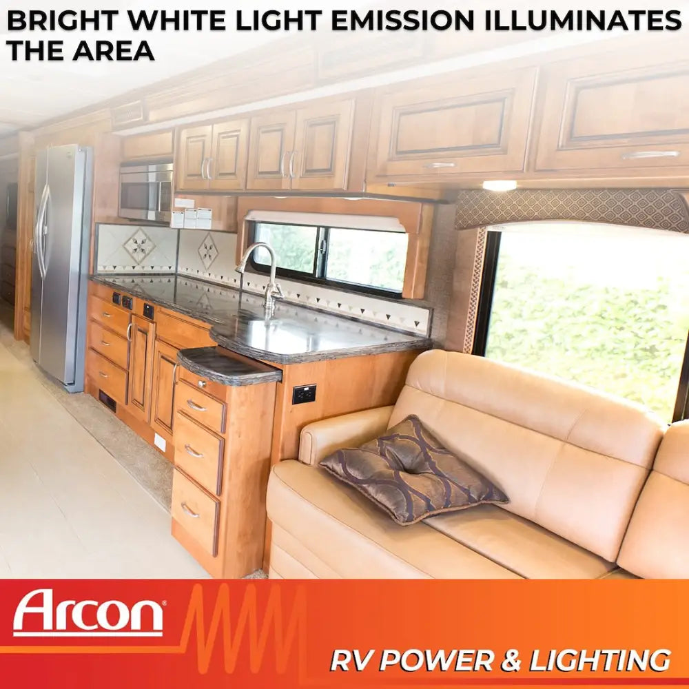 Arcon Sleek Compact Design Interior Light - LED 20670N - Dbl EU-Lite Bwht Opt