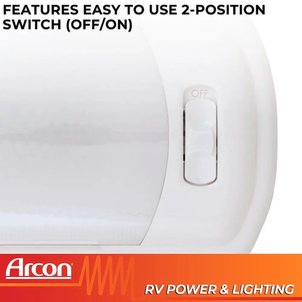 Arcon Sleek Compact Design Interior Light - LED 20713N - White Sgl EU-Lite Swht