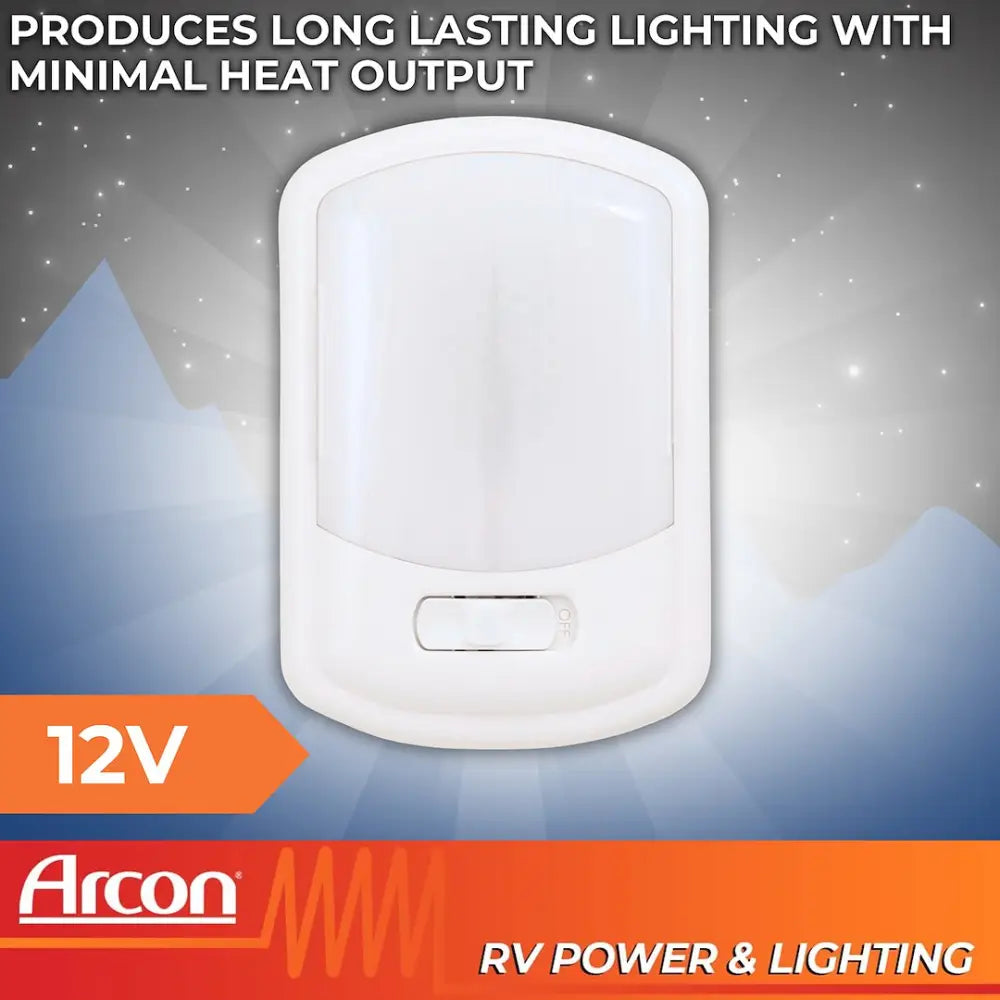 Arcon Sleek Compact Design Interior Light - LED 20713N - White Sgl EU-Lite Swht