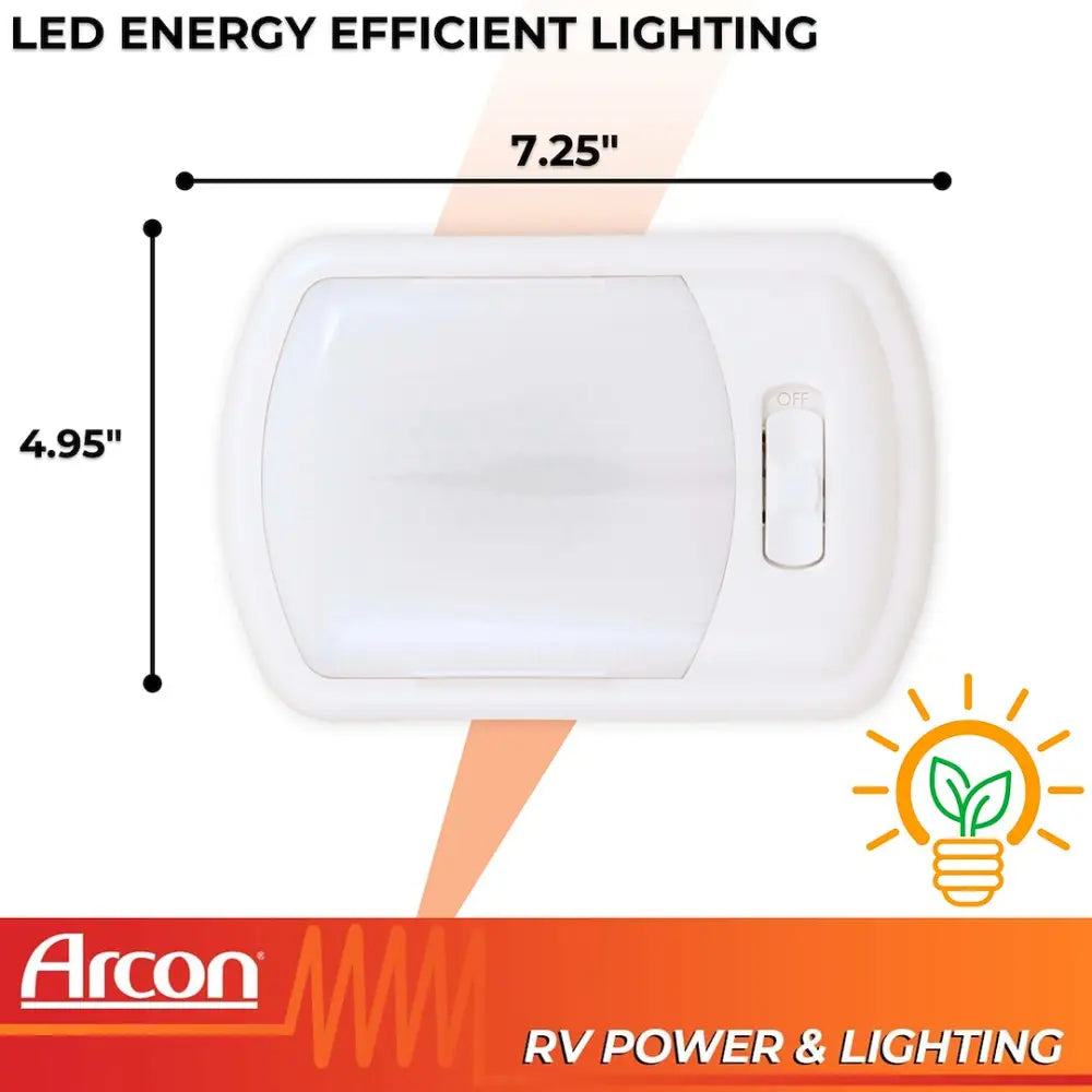 Arcon Sleek Compact Design Interior Light - LED 20713N - White Sgl EU-Lite Swht