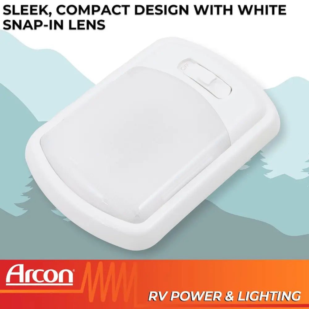 Arcon Sleek Compact Design Interior Light - LED 20713N - White Sgl EU-Lite Swht
