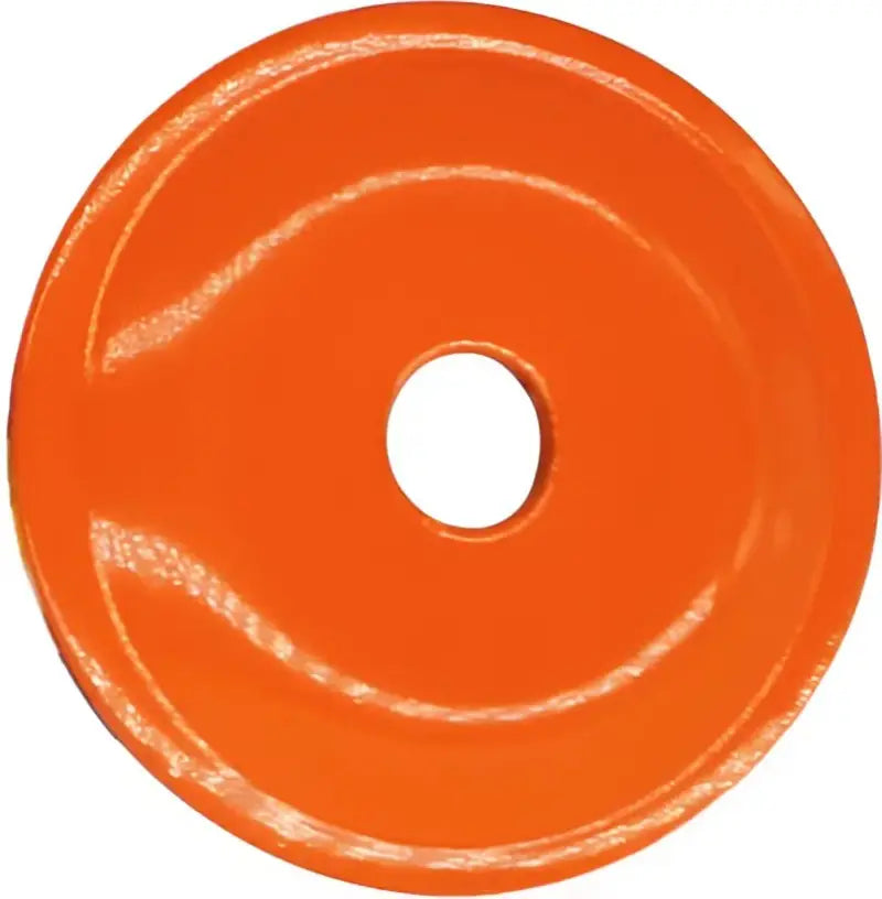 Orange Olympic weight plate from ARG-3805-48 Round Grand Digger Support Plates