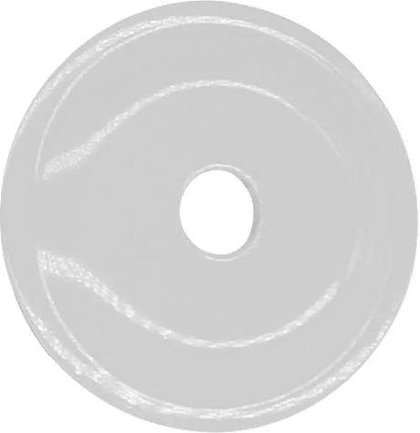 Gray weight plate with center hole for round grand digger support applications