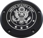 CUSTOM ENGRAVING ARM02-67BG 6 M8 Softail Derby Cover Army Black