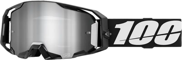 Armatic Goggle Black Mirror Silver Flash Lens