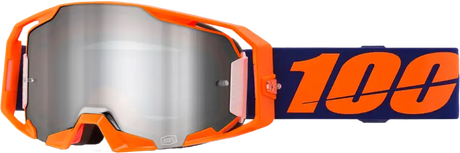 Armatic Goggle Neon Org Mirror Silvr Flash