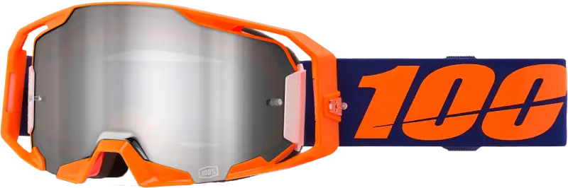 Armatic Goggle Neon Org Mirror Silvr Flash