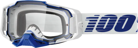 Armega Goggle Blue Clear Lens - Powersports
