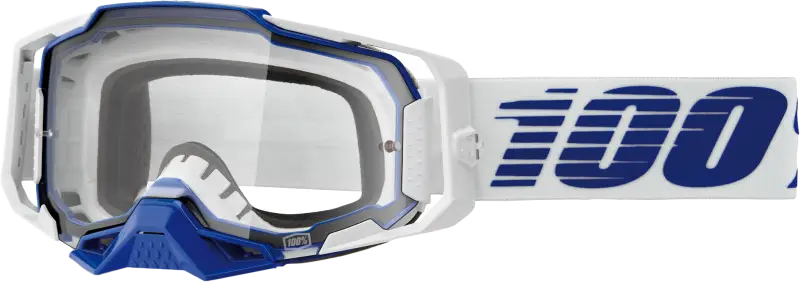 Armega Goggle Blue Clear Lens - Powersports