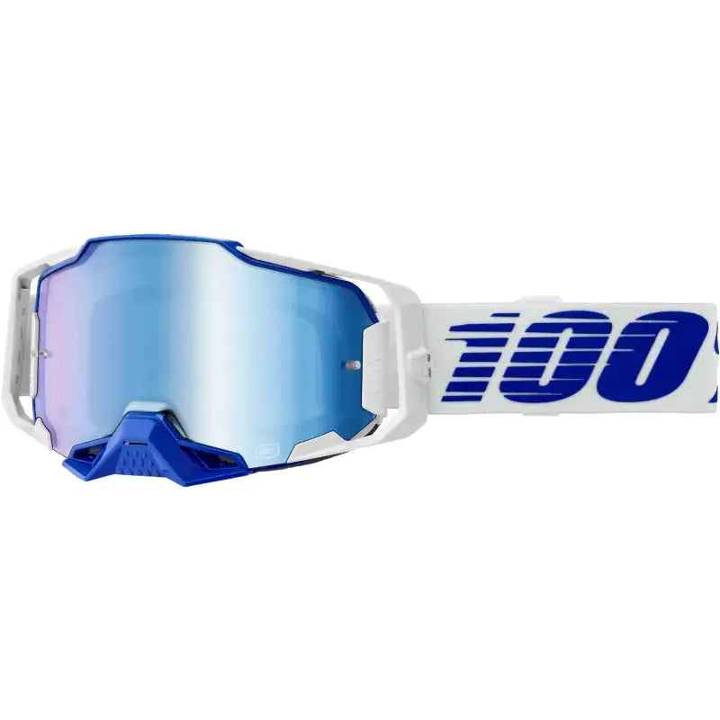 Armega Goggle Blue Mirror Lens - Powersports