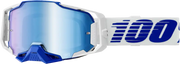 Armega Goggle Blue Mirror Lens - Powersports