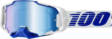 Armega Goggle Blue Mirror Lens - Powersports