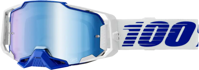 Armega Goggle Blue Mirror Lens - Powersports
