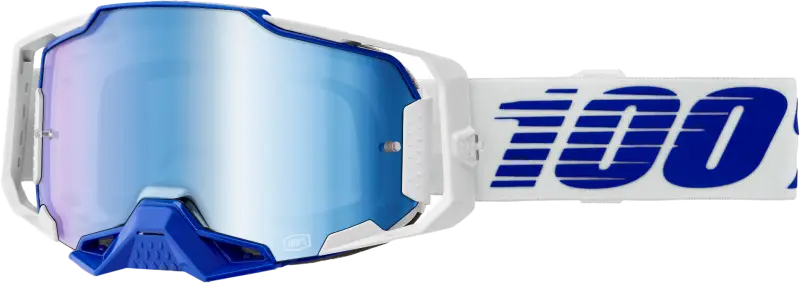 Armega Goggle Blue Mirror Lens - Powersports