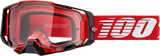 Armega Goggle Red Clear Lens - Powersports