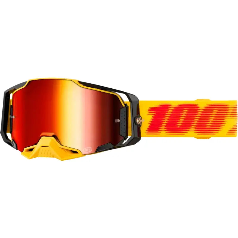 Armega Goggle Tetsu Mirror Red Lens