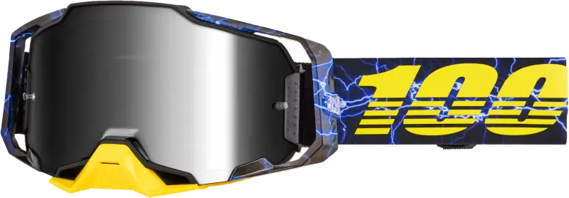 Armega Goggle Furious Mirror Silver Lens - 100-PERCENT