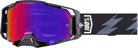 Armega Hiper Goggle Crenshaw Mirror Purple Lens - 100-PERCENT