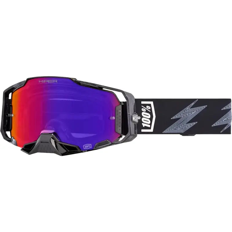 Armega Hiper Goggle Crenshaw Mirror Purple Lens - 100-PERCENT