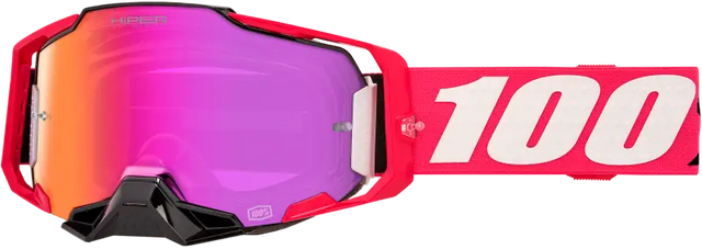 Armega Hiper Goggle Kloug Mirror Dark Red Lens - 100-PERCENT
