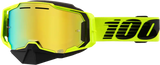 Armega Snowmobile Goggle Nuclear Citrus Mirror Gold Len - Powersports
