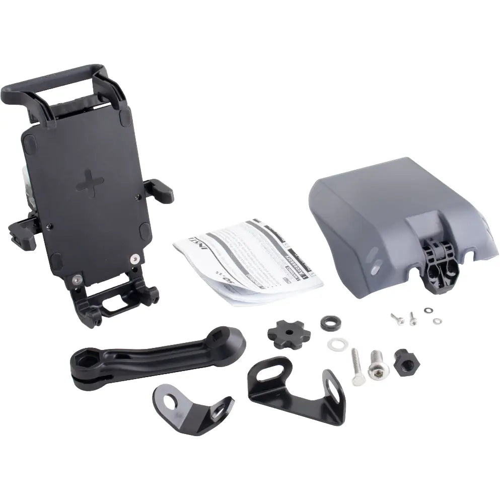 Armor Charger Phone Mount W/Visor Black