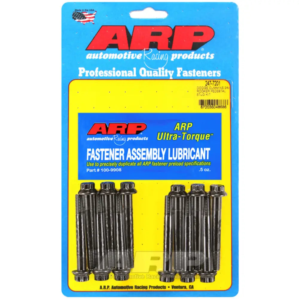 ARP 247-7201 ARP Dodge Cummins 24V Rocker Pedestal Rocker Stud Kit