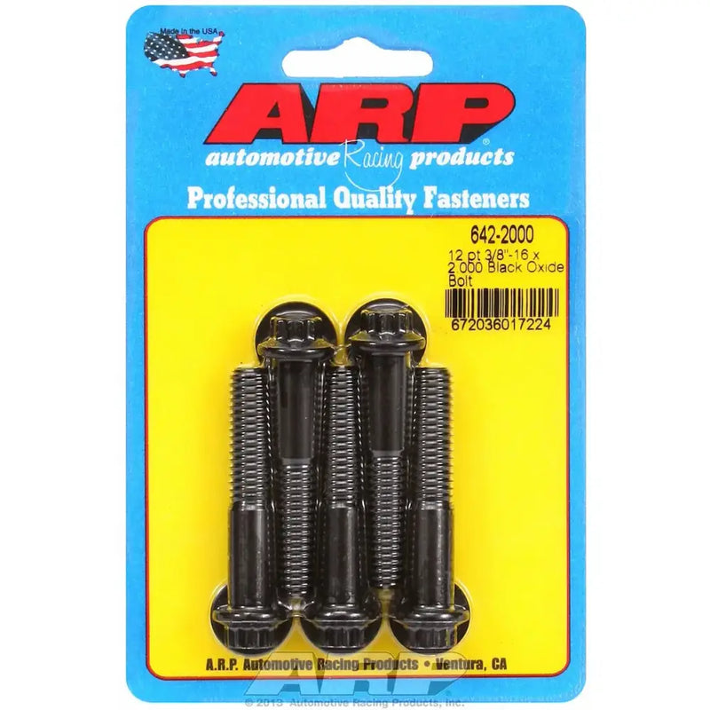 Arp 6422000 38'-16 X 2.000 12Pt Blk High-performance bolt for automotive applications