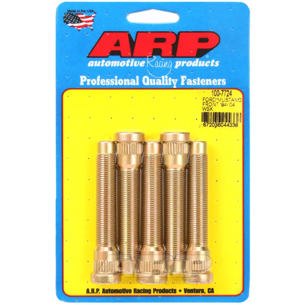 ARP 100-7724 ARP 94-04 Ford Mustang Front Wheel Stud Kit (Set of 5)