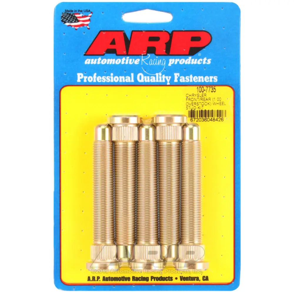 ARP 100-7735 ARP Chrysler Front / Rear M14 1.000 Over Stock Wheel Stud Kit