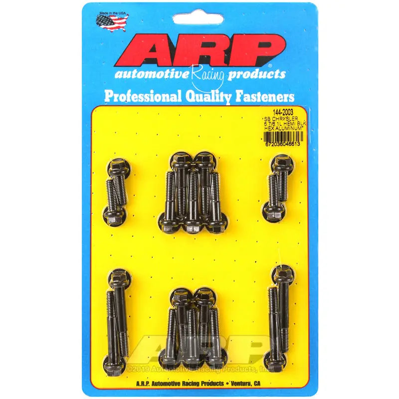 ARP 144-2003 ARP Small Block Chrysler 5.7/6.1L Hemi Hex Aluminum Intake Manifold Bolt Kit