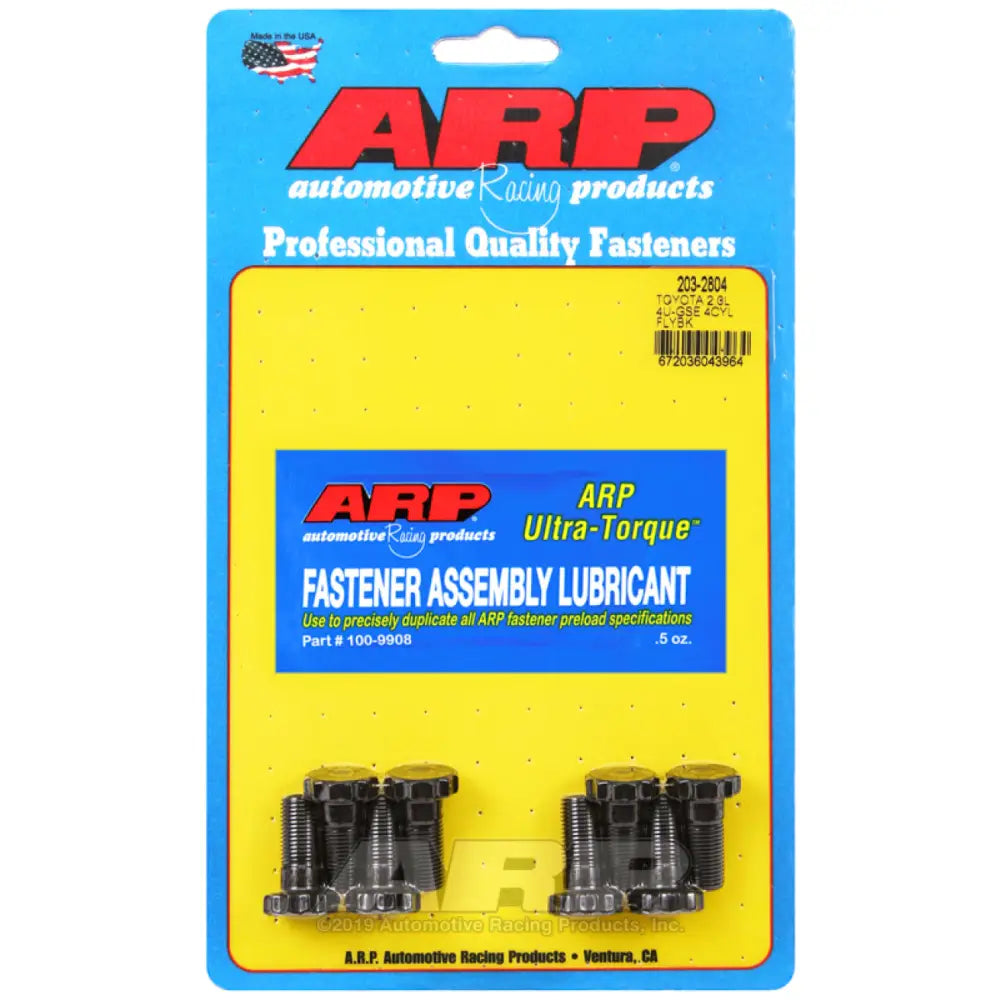 ARP 203-2804 ARP Toyota 2.0L 4U-GSE 4Cyl Flywheel Bolt Kit