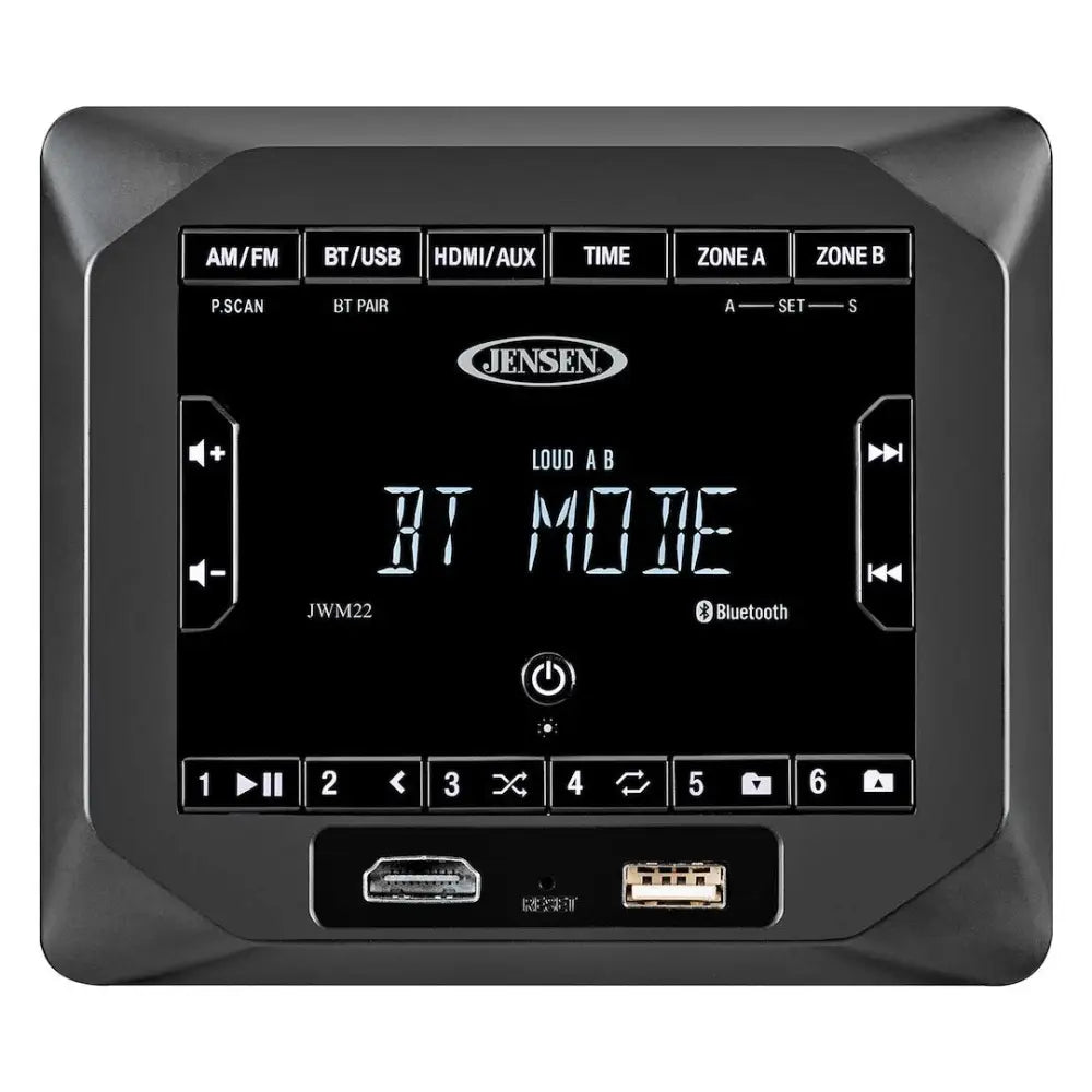 ASA JWM22 - White AM FM BT Hdmi AUX