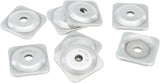 Square-base round-topped metal washers for Grand Digger support and digger support