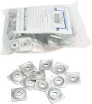 ASW-3725-B Digger Support Plates Square Alum. 1/4’’ 96/Pk - Plate