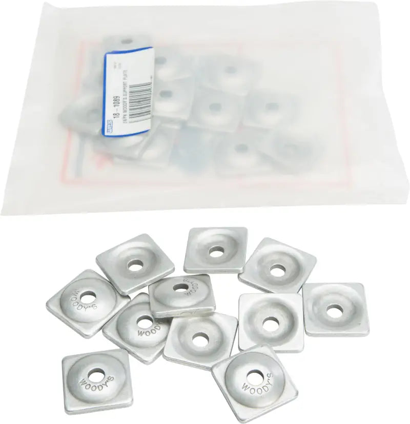 ASW-3725 Digger Support Plates Square Alum. 1/4’’ 24/Pk - Plate