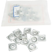 ASW-3725 Digger Support Plates Square Alum. 1/4’’ 24/Pk - Plate