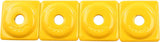 Bright yellow square digger support plate with circular indentations for ASW2-3800-48