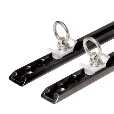 Set of two 48' black Core Trax for secure tie-downs; ideal for truck, RV, automotive, powersports, off-road, marine, and exterior truck bed accessories, AVADA - Best Sellers, Must Haves